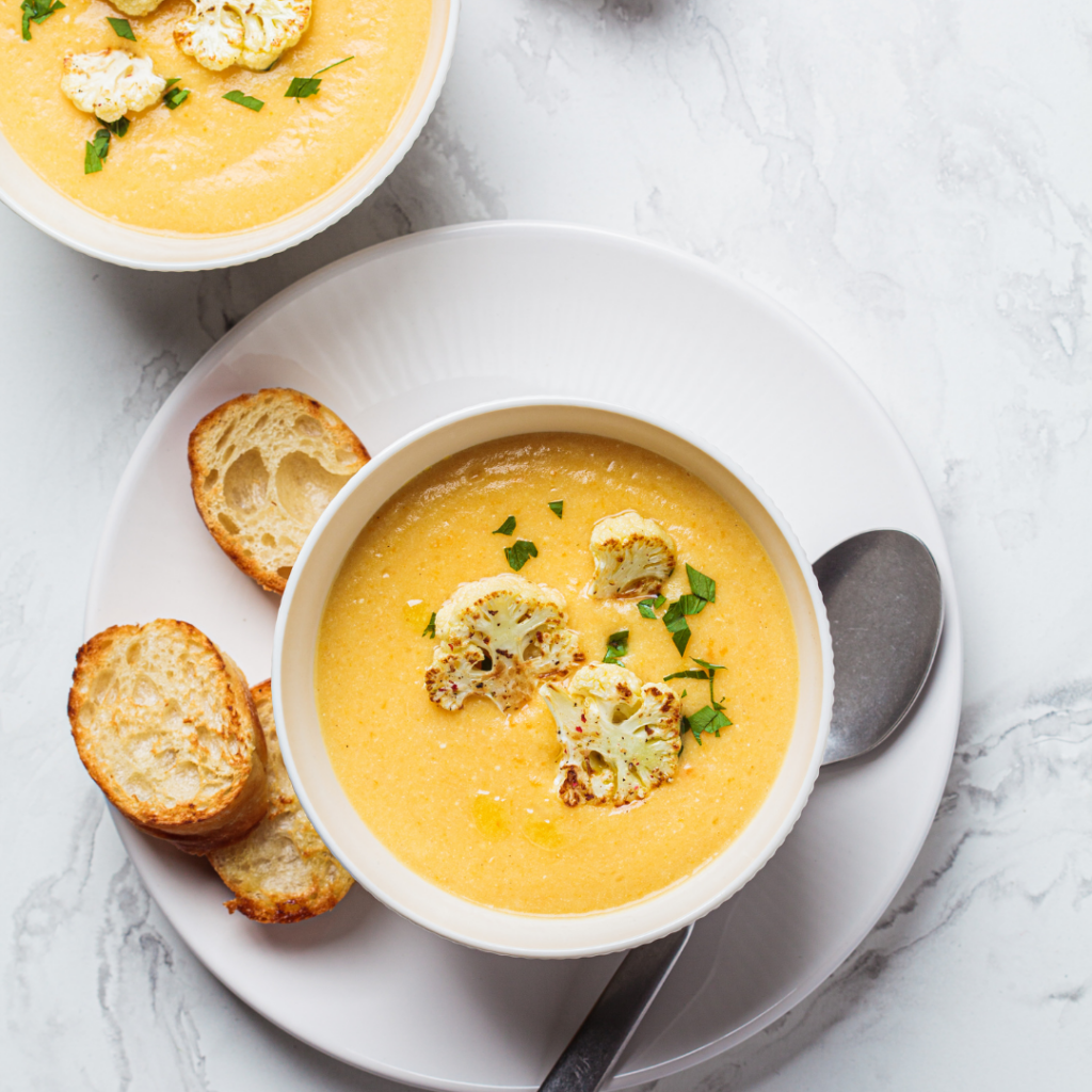 Wholesome Indulgence: Easy Cheesy Cauliflower Soup