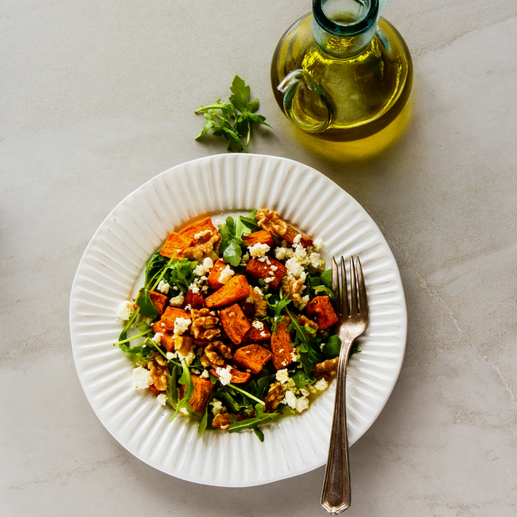 Boost Energy Naturally: Detox Sweet Potato Arugula Salad